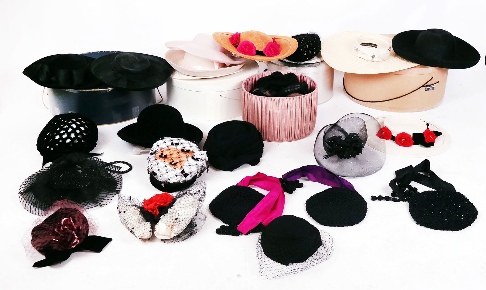 Collection of Ladies and Gentlemen's Hats (40+) (1 of 17)