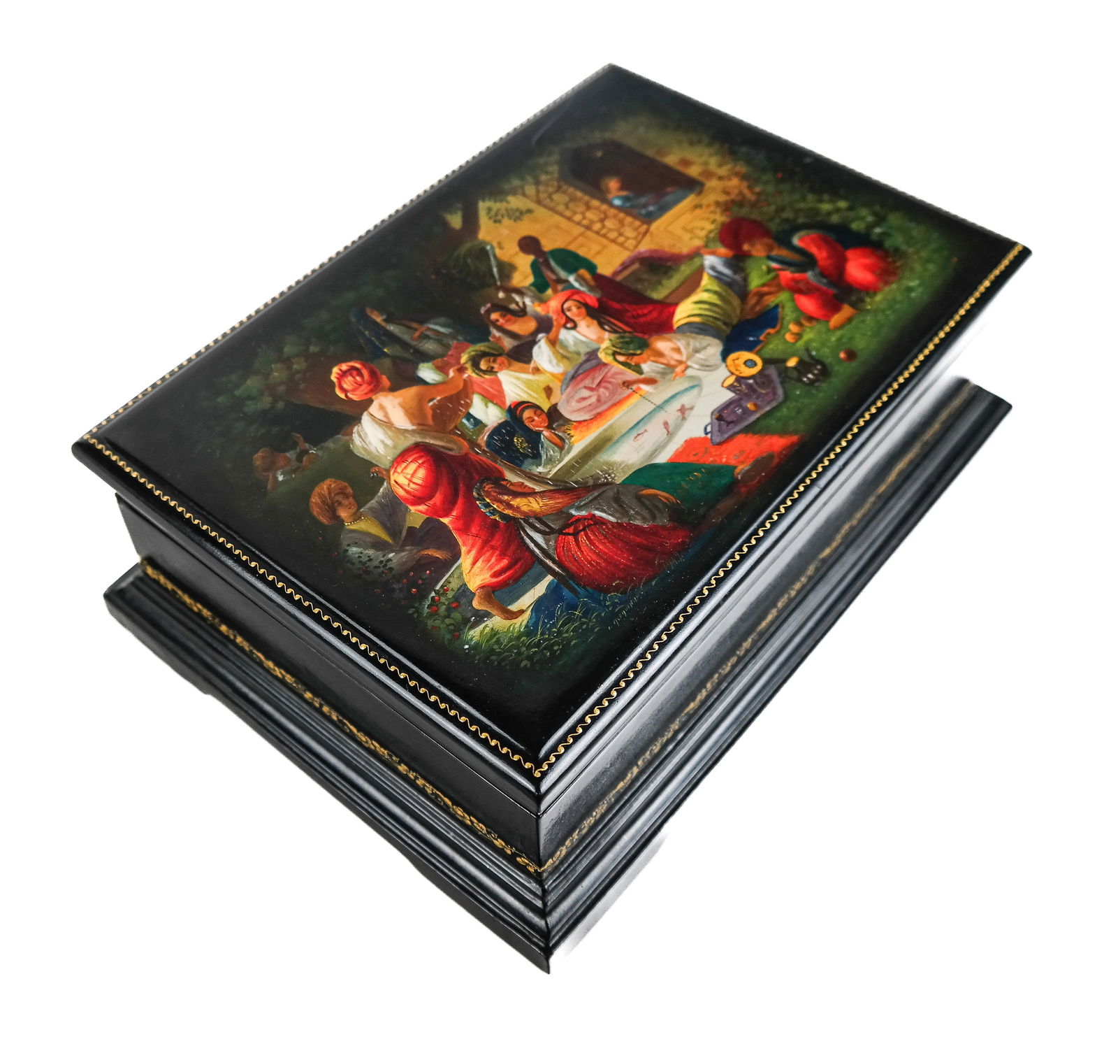 Hand-Painted Fedoskino Russian Box (1 of 9)