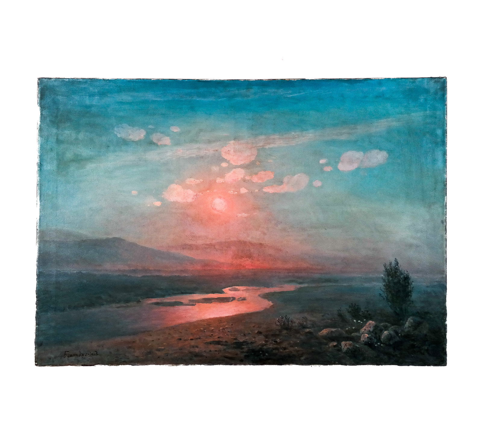 Gevorg BASHINJAGHIAN: Sunset - Oil on Canvas (1 of 8)