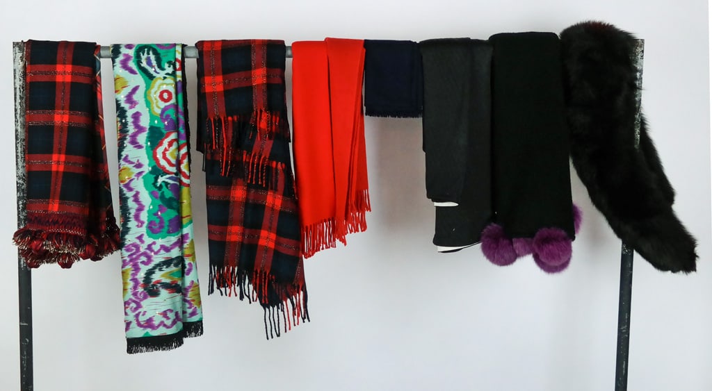 Wool and Wool Blend Scarves incl Saint Laurent (9) (1 of 5)