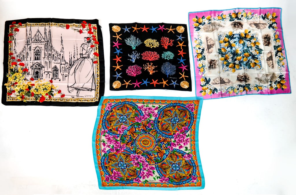 Dolce and Gabbana Silk Scarves (4) (1 of 19)