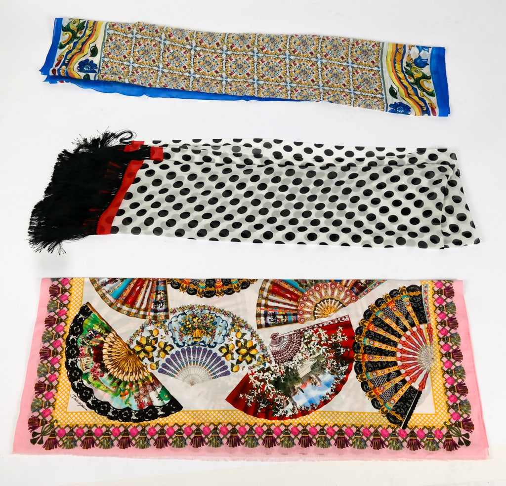 Dolce and Gabbana Silk Shawls (3) (1 of 6)