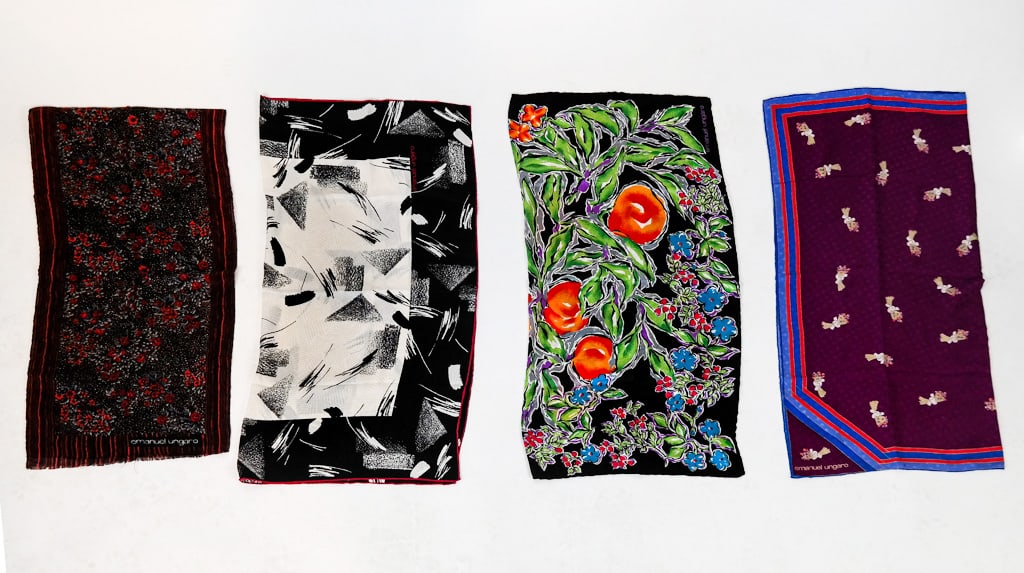 Emanuel Ungaro Vintage Small Scarves (4) (1 of 13)