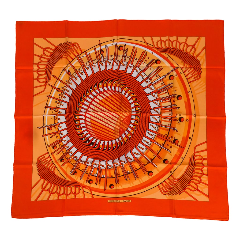 Hermes Silk "Alternateur" Scarf (1 of 8)