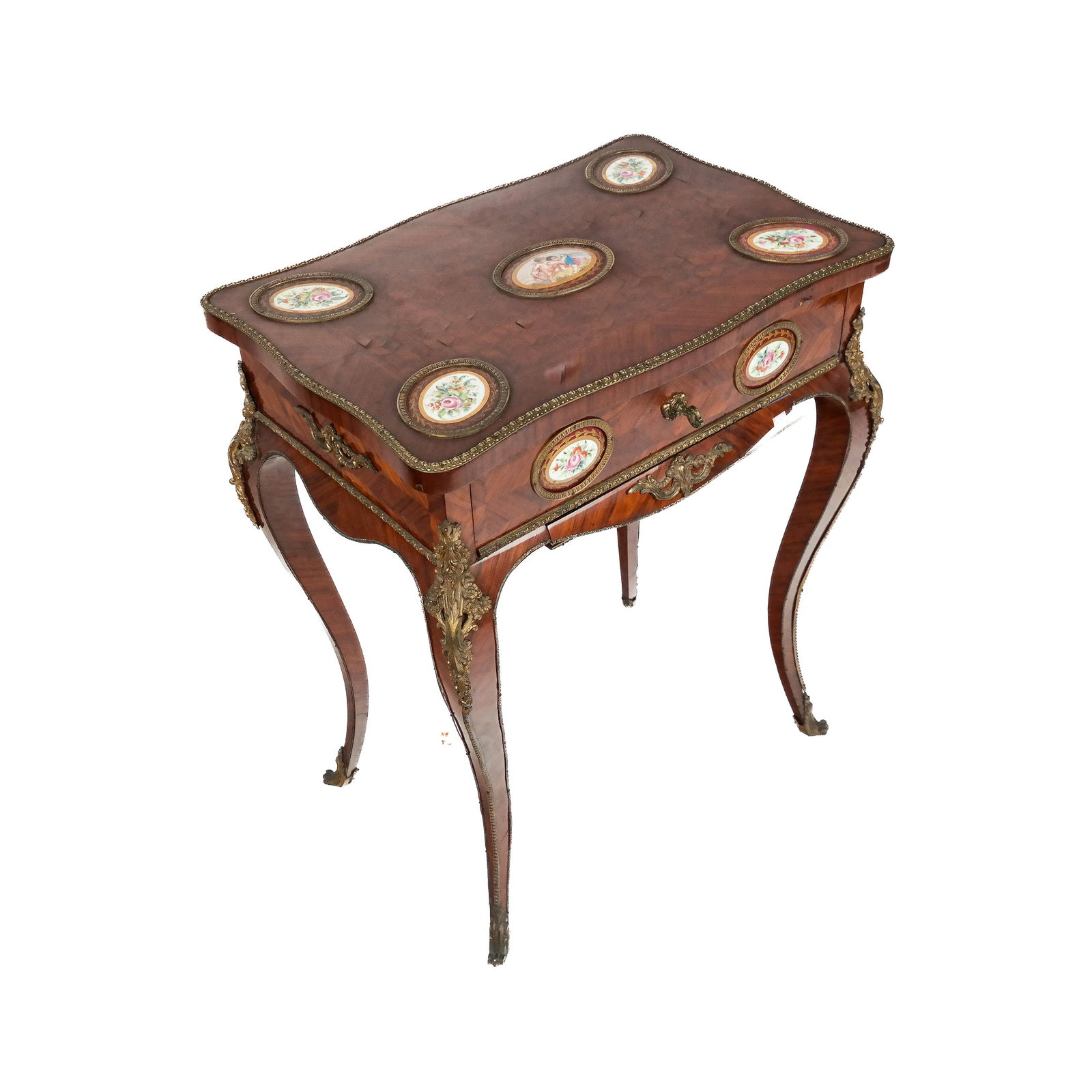 Alphonse Giroux Kingwood and Porcelain Vanity (1 of 12)