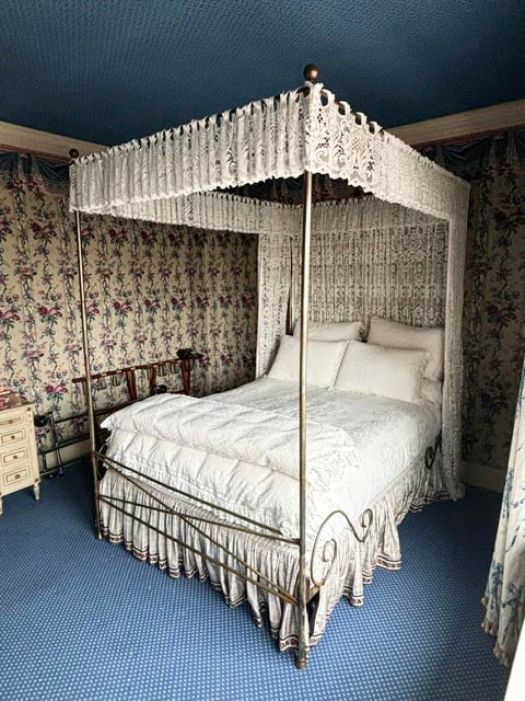 Neoclassical Brushed Steel Bedframe (1 of 6)