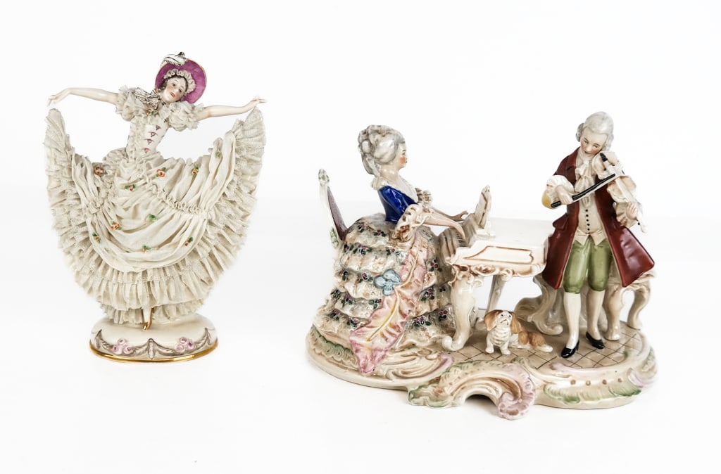 Figural Italian Porcelain Sculpture Groups, 2 (1 of 15)