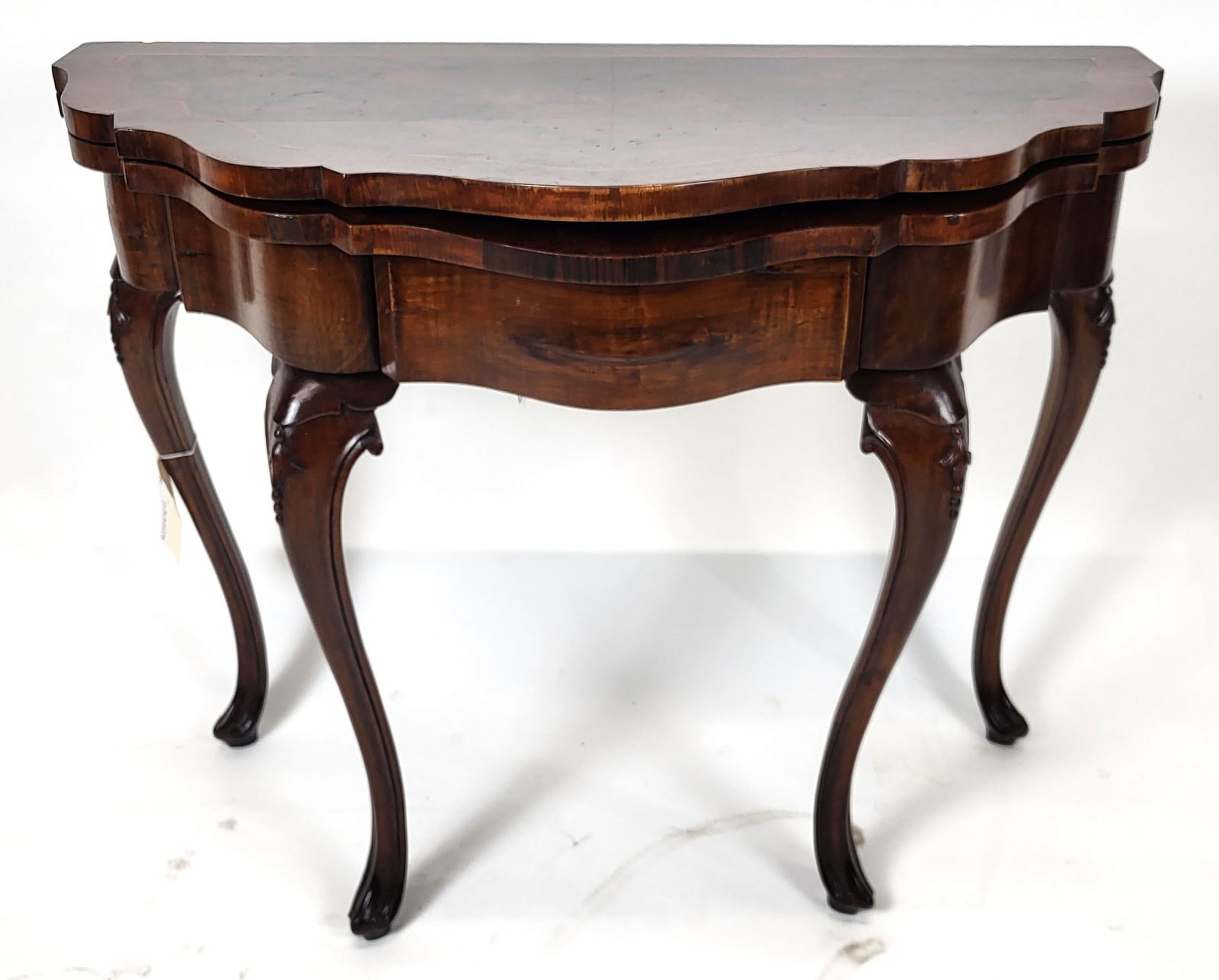 Olivewood and Walnut Flip-Top Table (1 of 11)