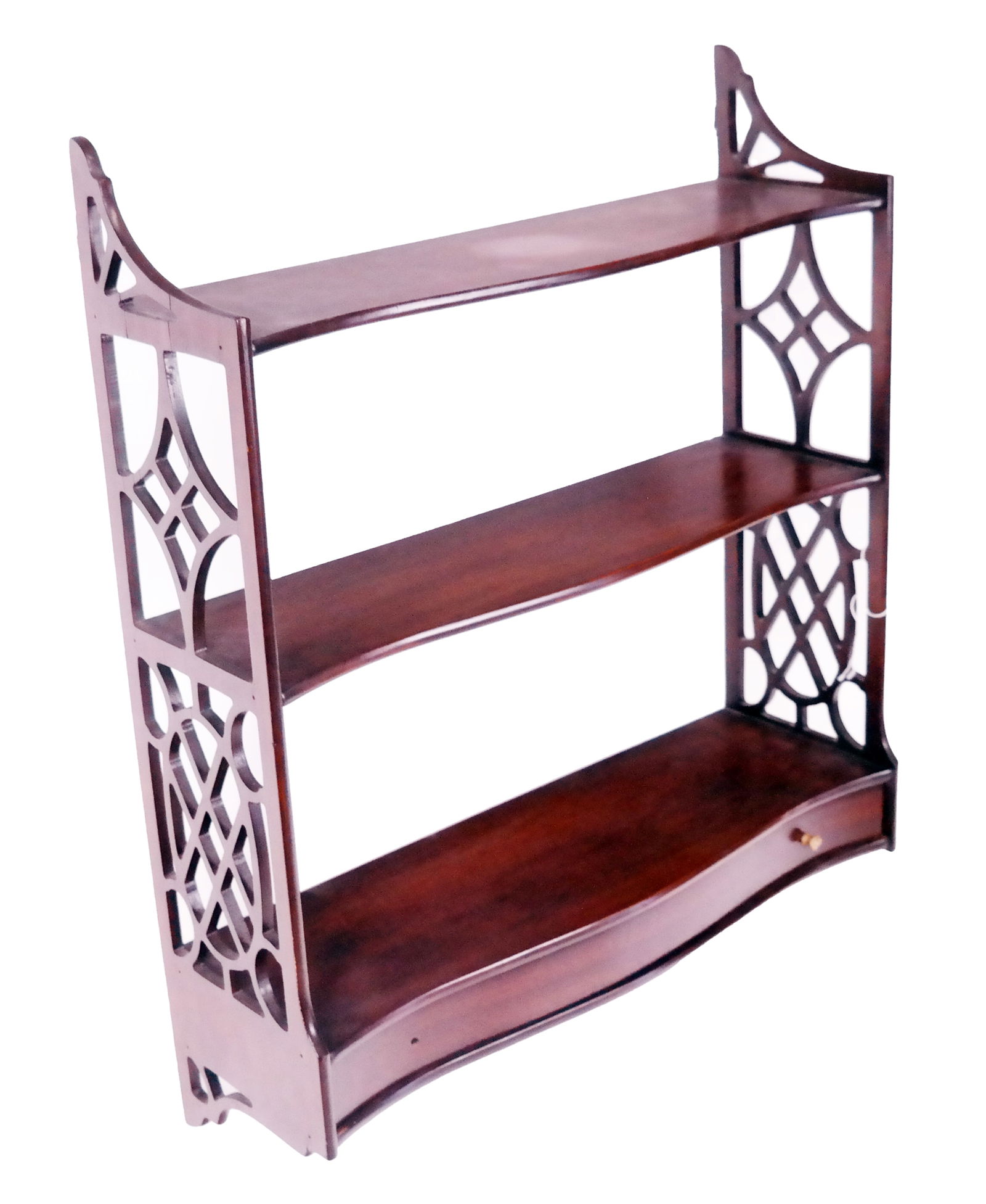 Chinese Mahogany Hanging Shelf (1 of 11)