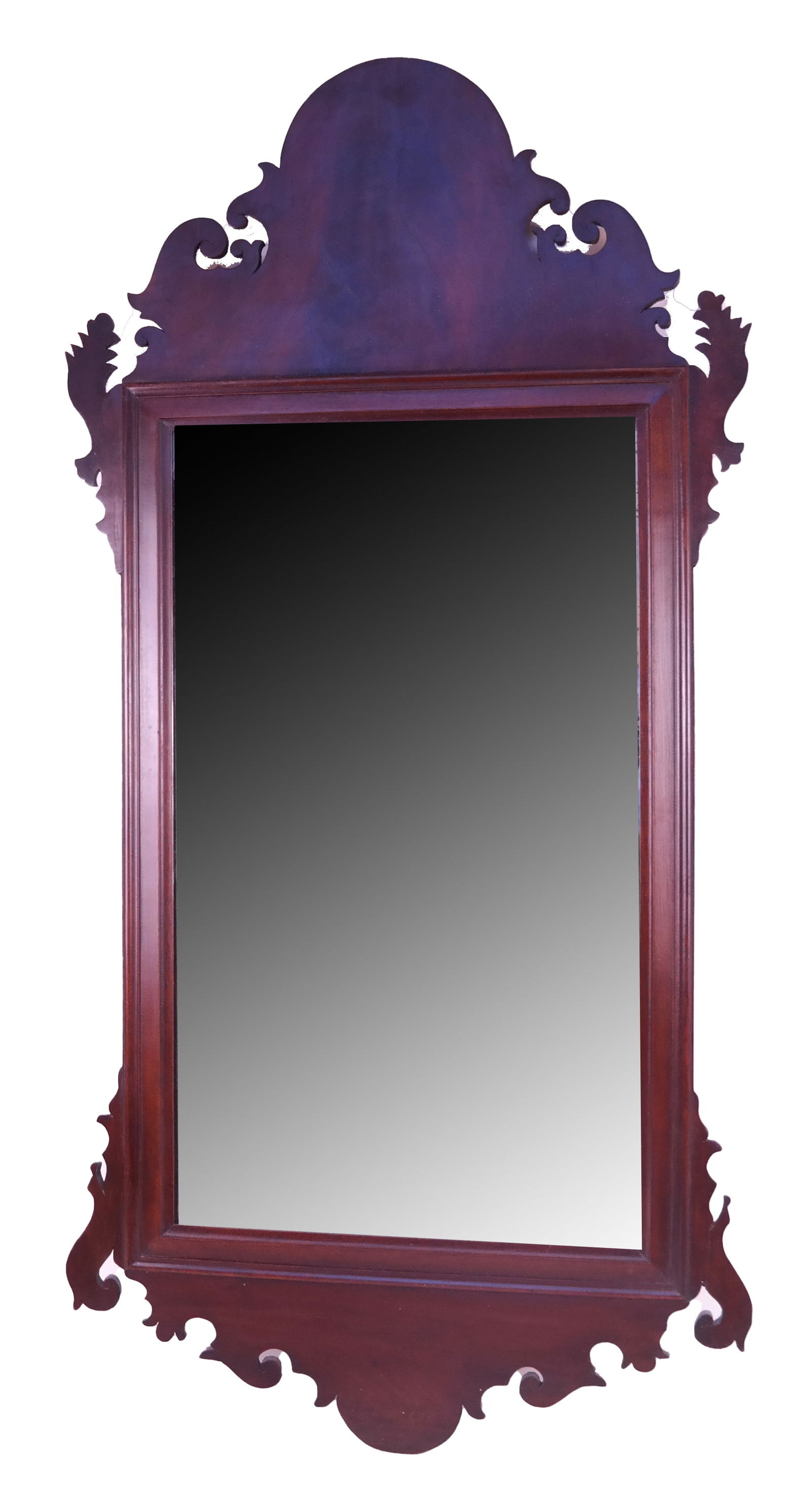 American Mahogany Carved Mirror (1 of 8)