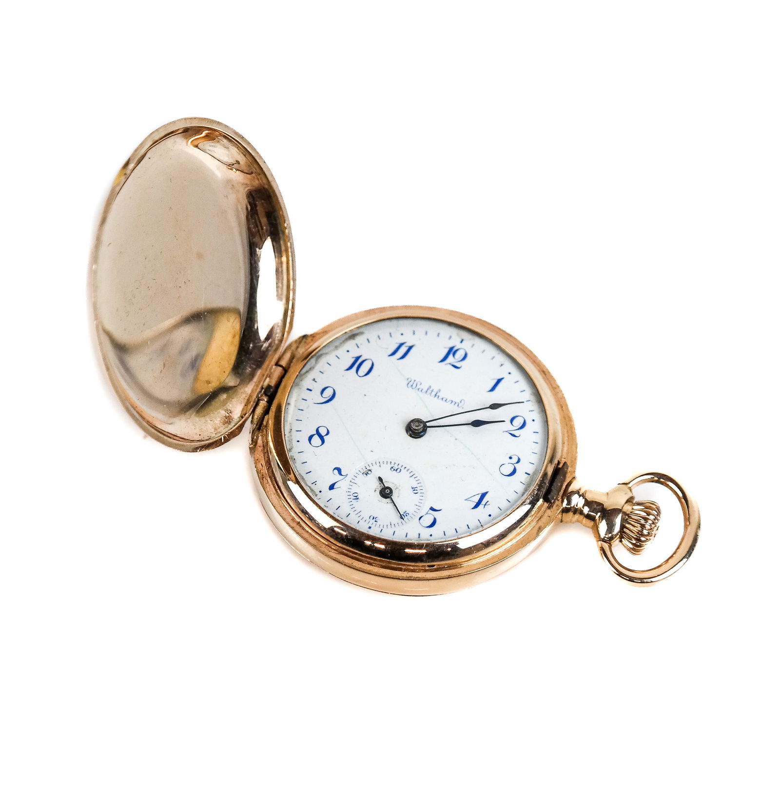 Watham Gold and Diamond Ladies Pendant Watch (1 of 10)