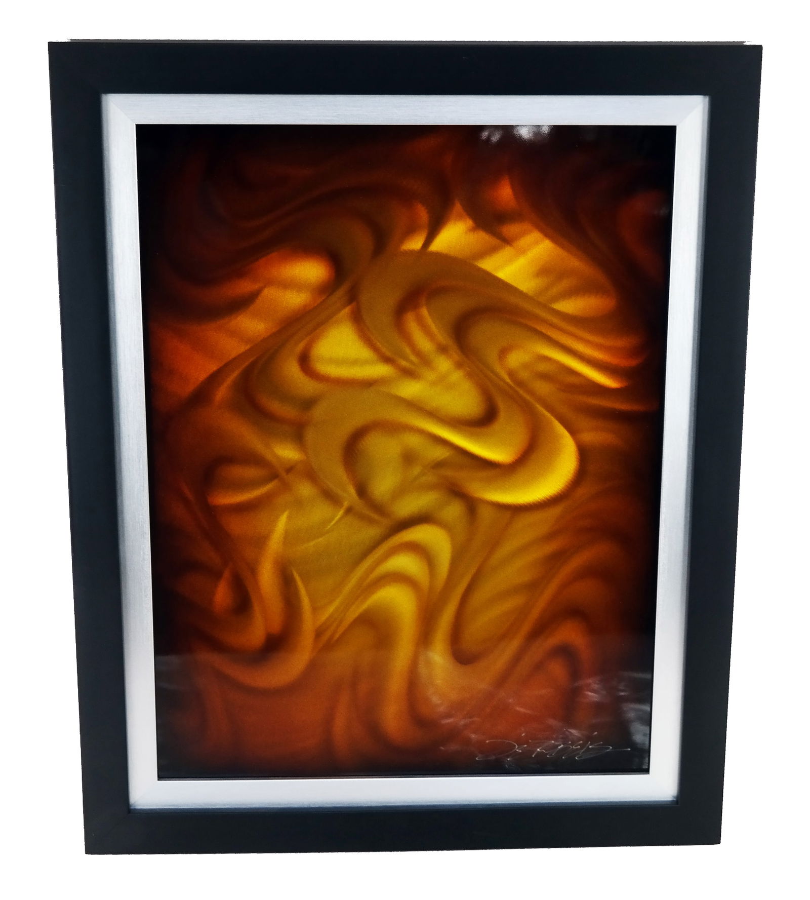 Chris DERUBEIS: "Accents in Gold" - Metal Panel (1 of 10)