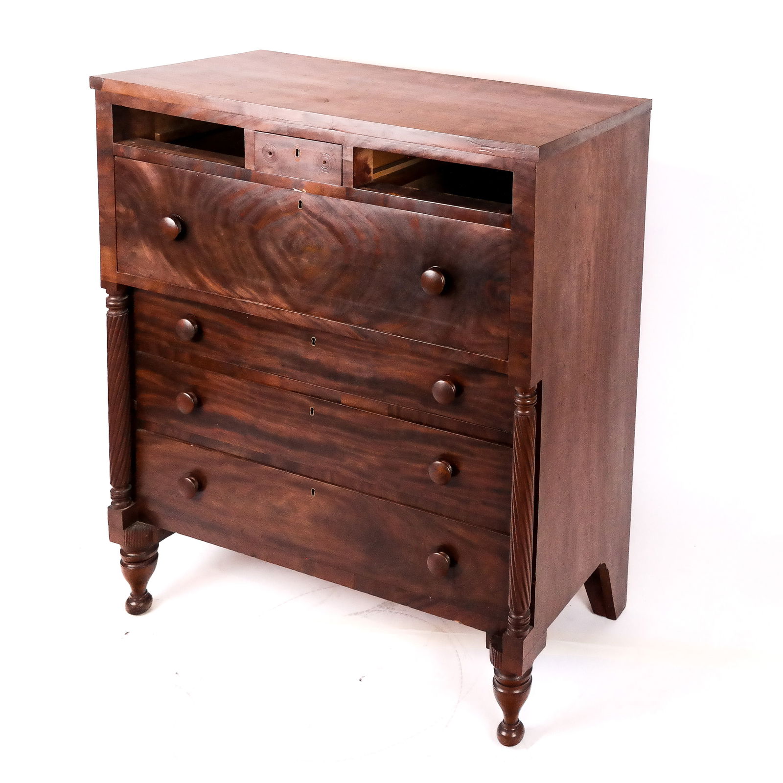 American Walnut Chest of Drawers (1 of 14)