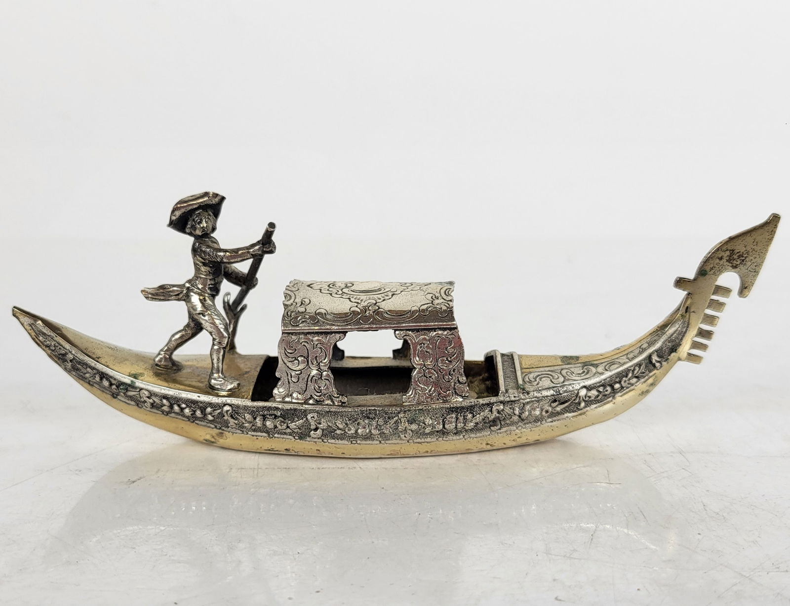 Dutch Silver Miniature Gondola (1 of 13)