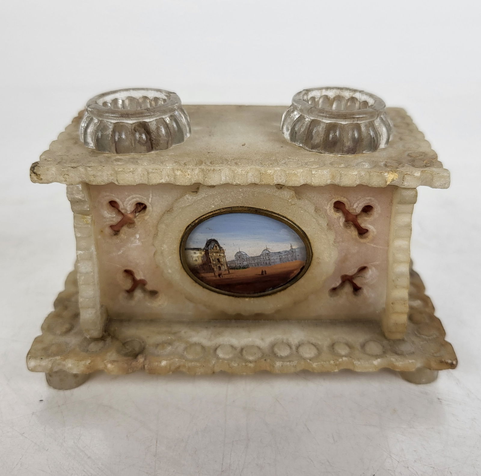 Hand-Carved Inkwell w/ Micro Painting (1 of 13)