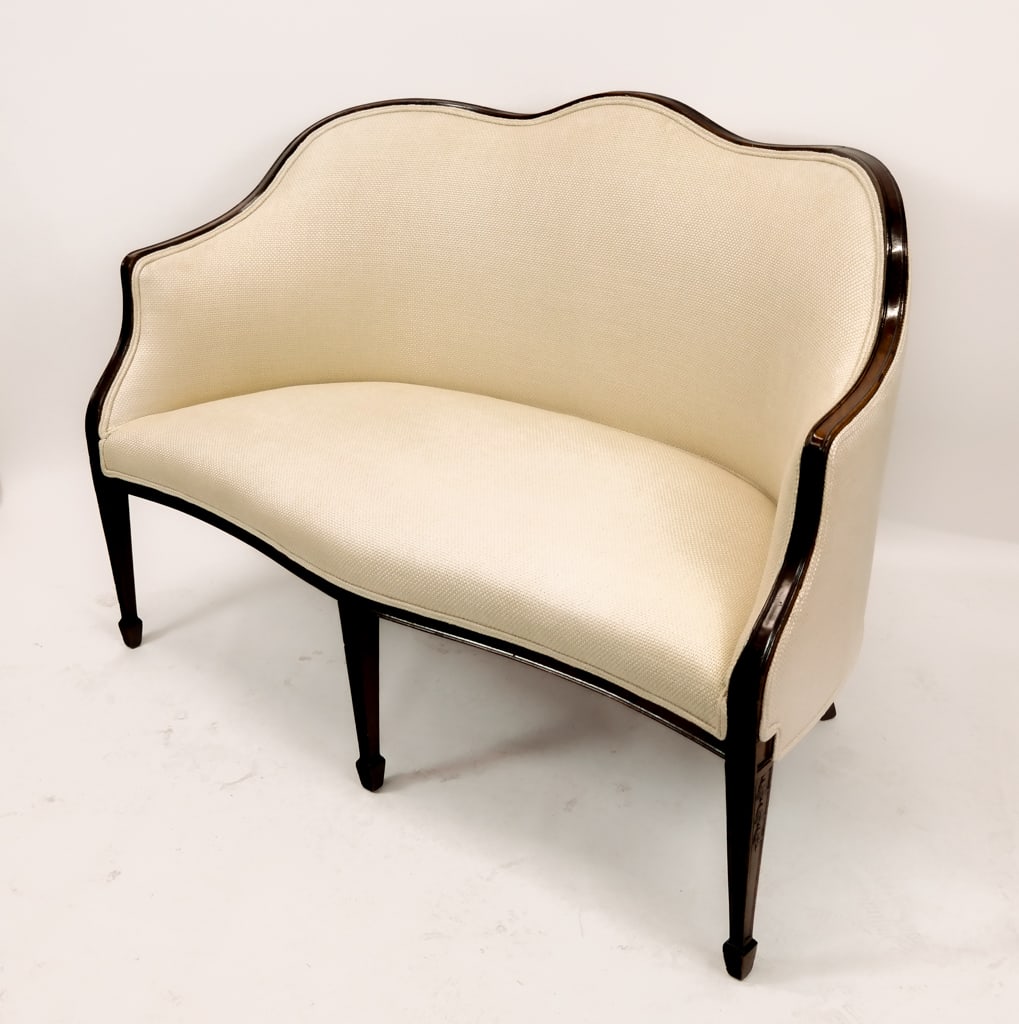 Vintage Adam-Style Settee / Love Seat (1 of 6)