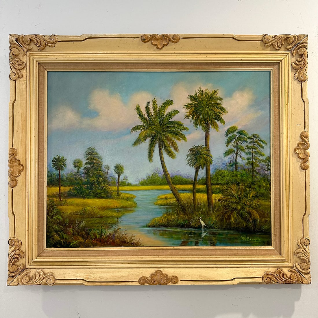 M. BERGER: Island Scene - Painting (1 of 15)