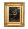 Charles X. Harris "The Watchmaker" Oil/Wood Panel
