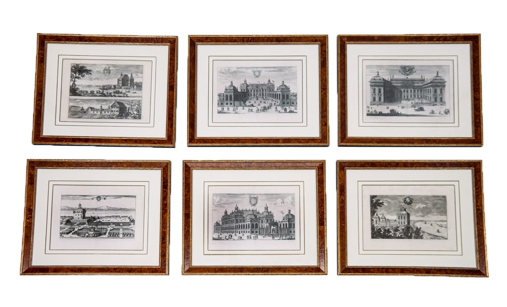 6 Antique Etchings of Swedish Landmarks (1 of 15)
