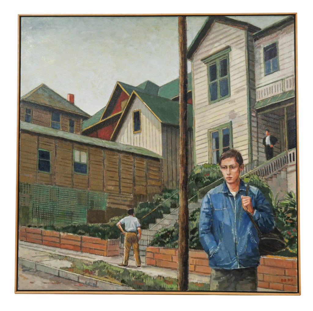 Duncan HANNAH "Betrayal" Oil on Canvas (1 of 9)