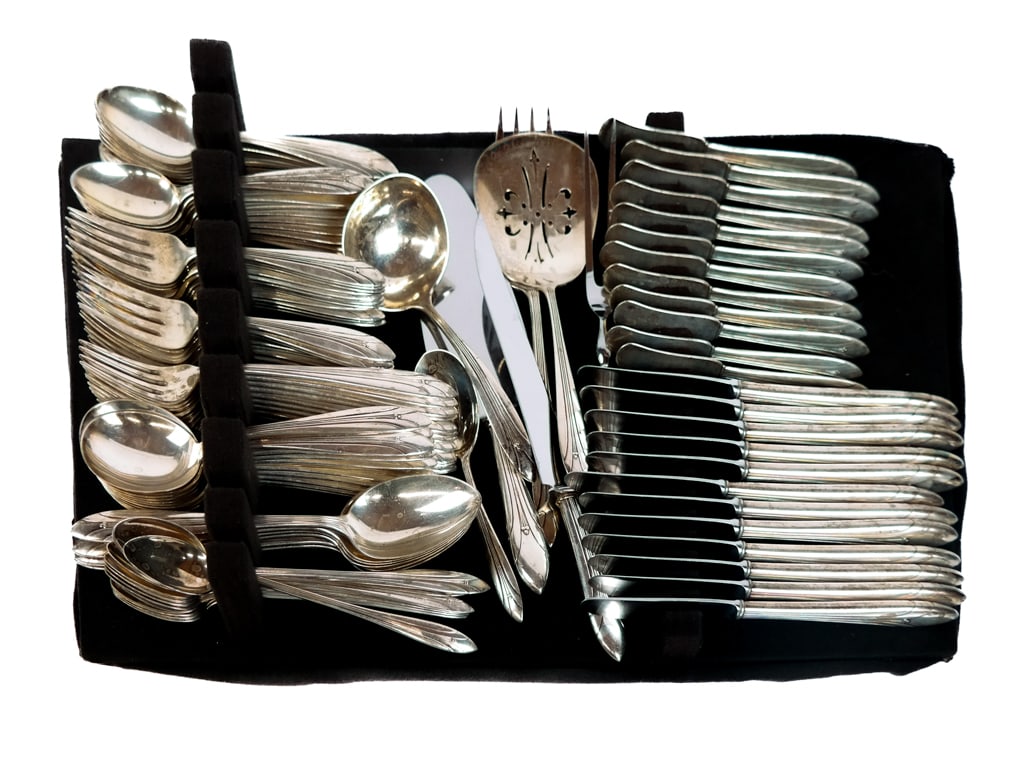 Sterling Silver Partial Flatware Set, 123 Pcs. (1 of 13)