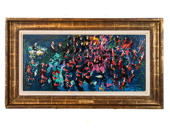 LeRoy NEIMAN: "NY Philharmonic" - Oil Painting