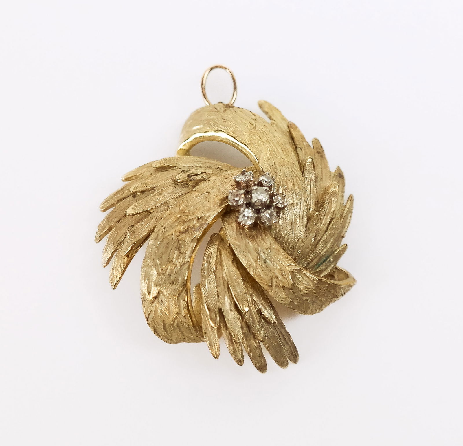 14K Yellow Gold Brooch / Pendant (1 of 7)