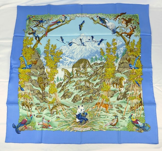 Vintage Hermes Paris Silk Scarf (1 of 9)