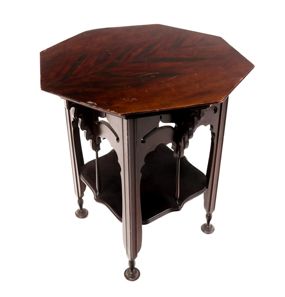 Mahogany Moorish-Style Octagonal  Table (1 of 9)