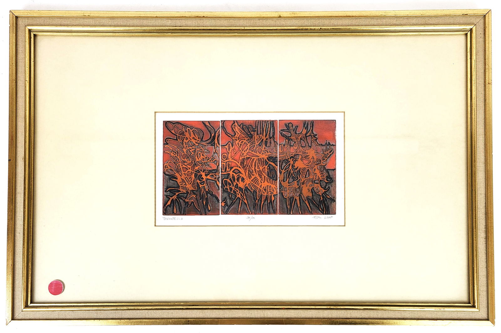 Ruth LEAF: "Tarantella" - Abstract Etching (1 of 11)