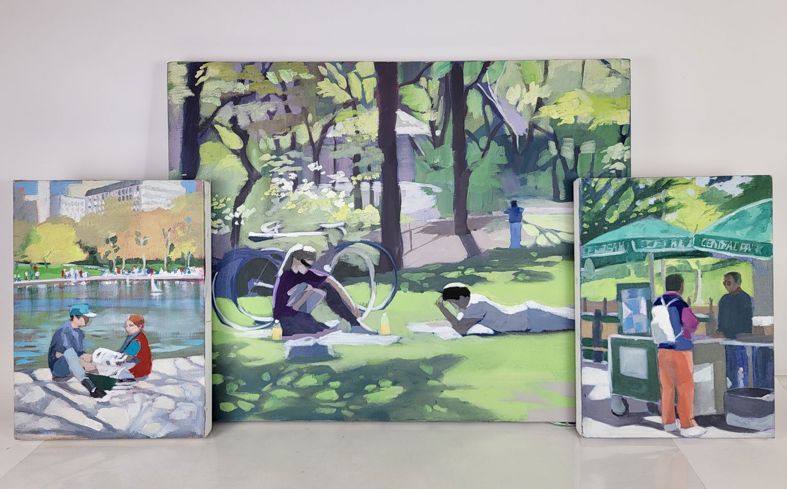 Louise PEABODY: 3 Paintings of Central Park (1 of 13)