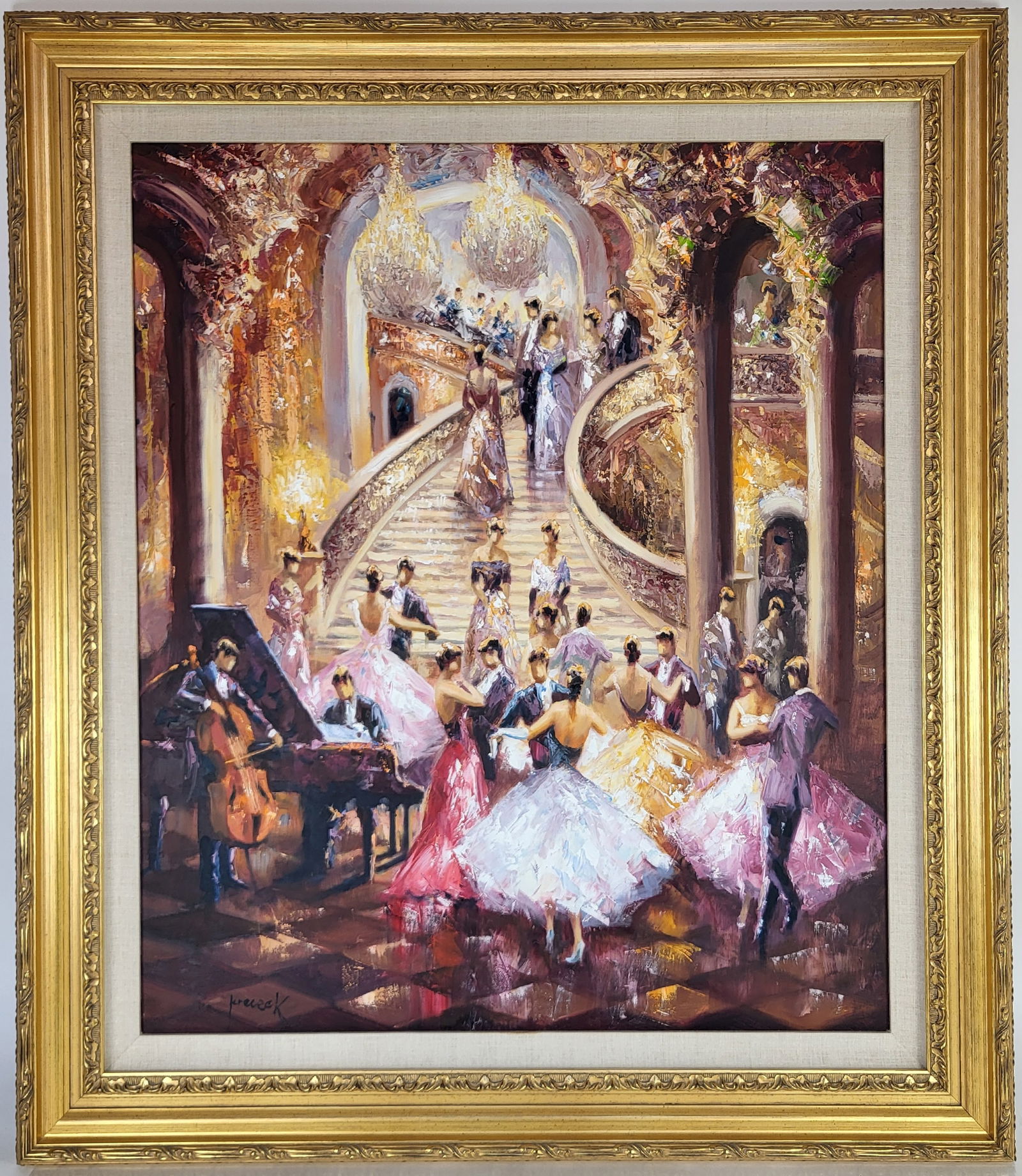 Christian JERECZEK: "Opera Ball" - Oil Painting (1 of 12)