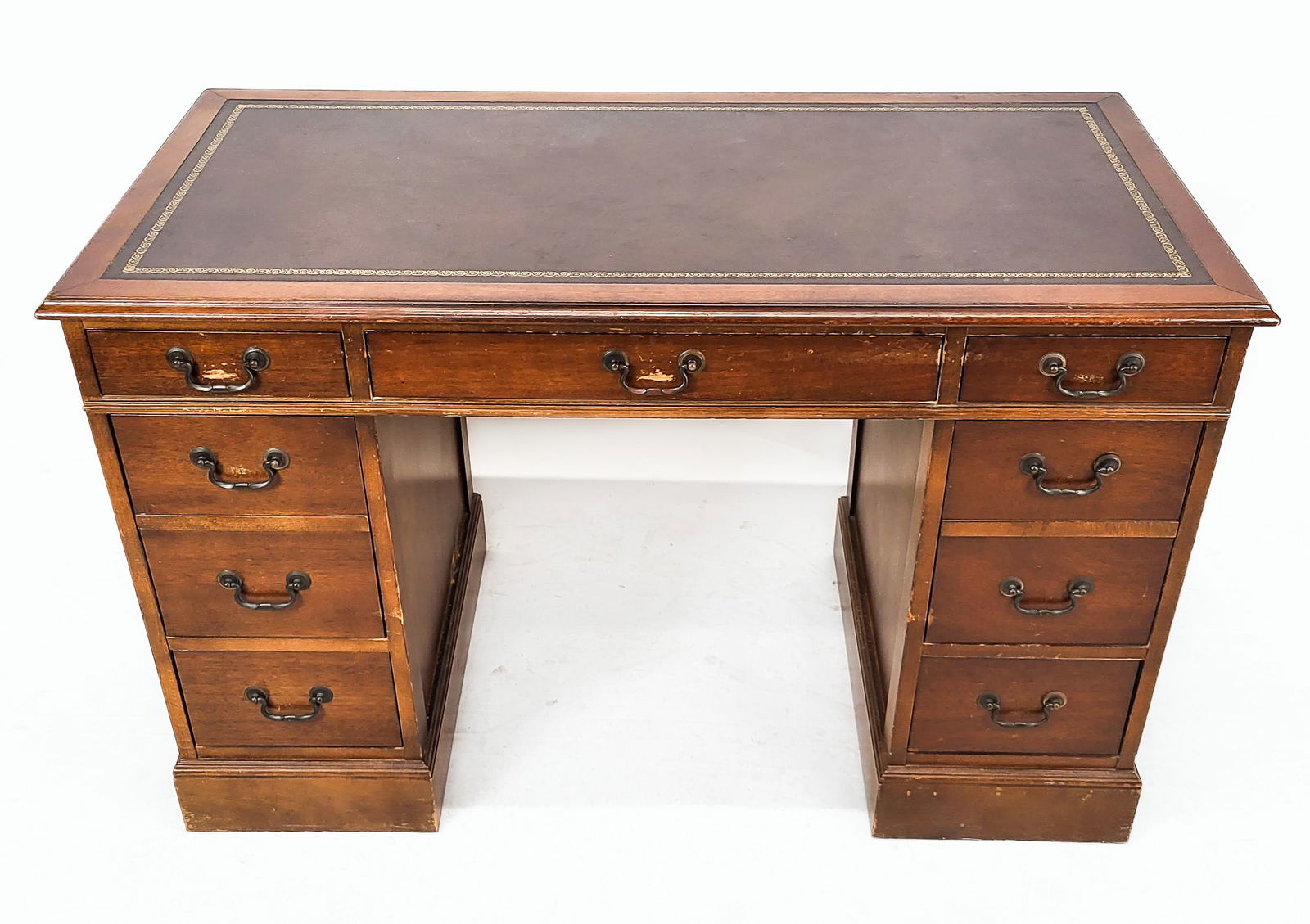 Sligh Lowery Mahogany Three Section Desk (1 of 14)