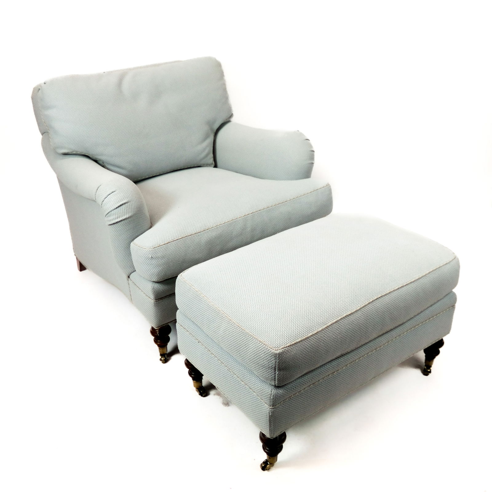 Louis Mittman Edward Ferrell Club Chair and Ottoman (1 of 12)