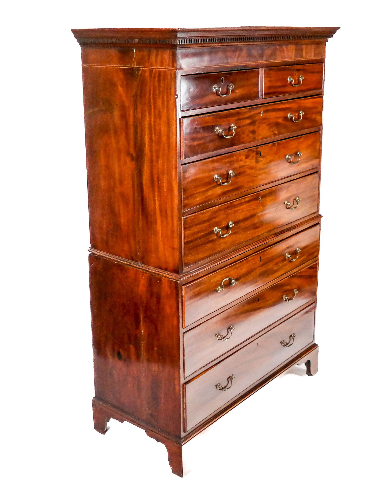 Georgian Mahogany Chest on Chest (1 of 15)