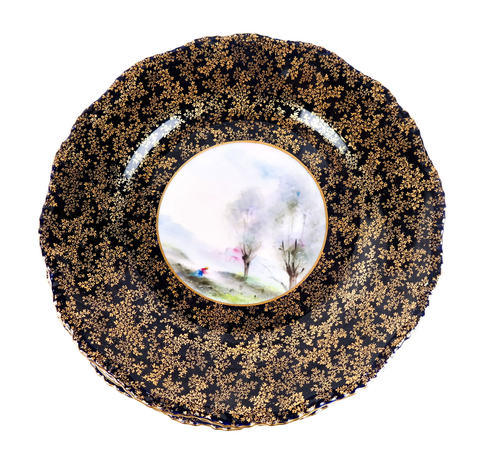 Royal Worcester Cabinet Plates by GH Evans (1 of 17)