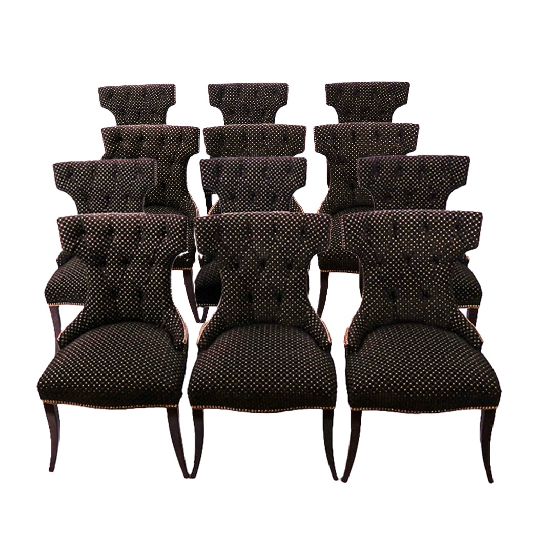 Set of 12 Classical-Style Dining Chairs (1 of 8)