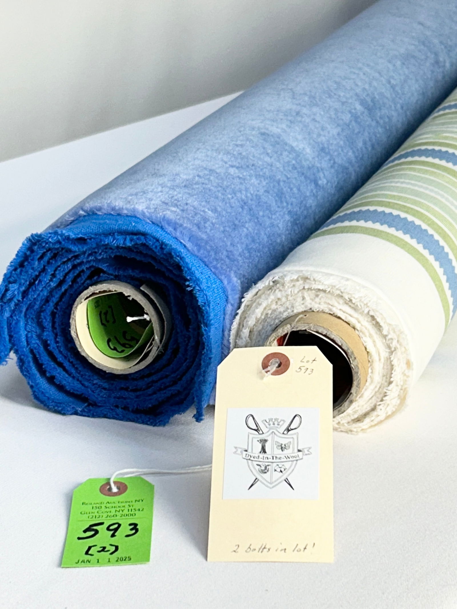 Bennison Print and Rogers & Goffigon Mohair Fabric (1 of 6)