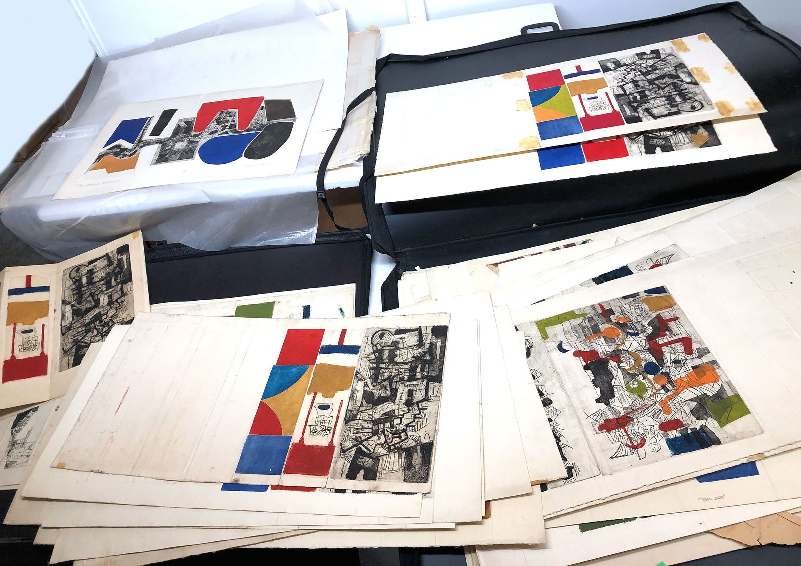 Estate of Juan Gomez Quiroz: Group of 46 Color Print Lithographs (1 of 15)