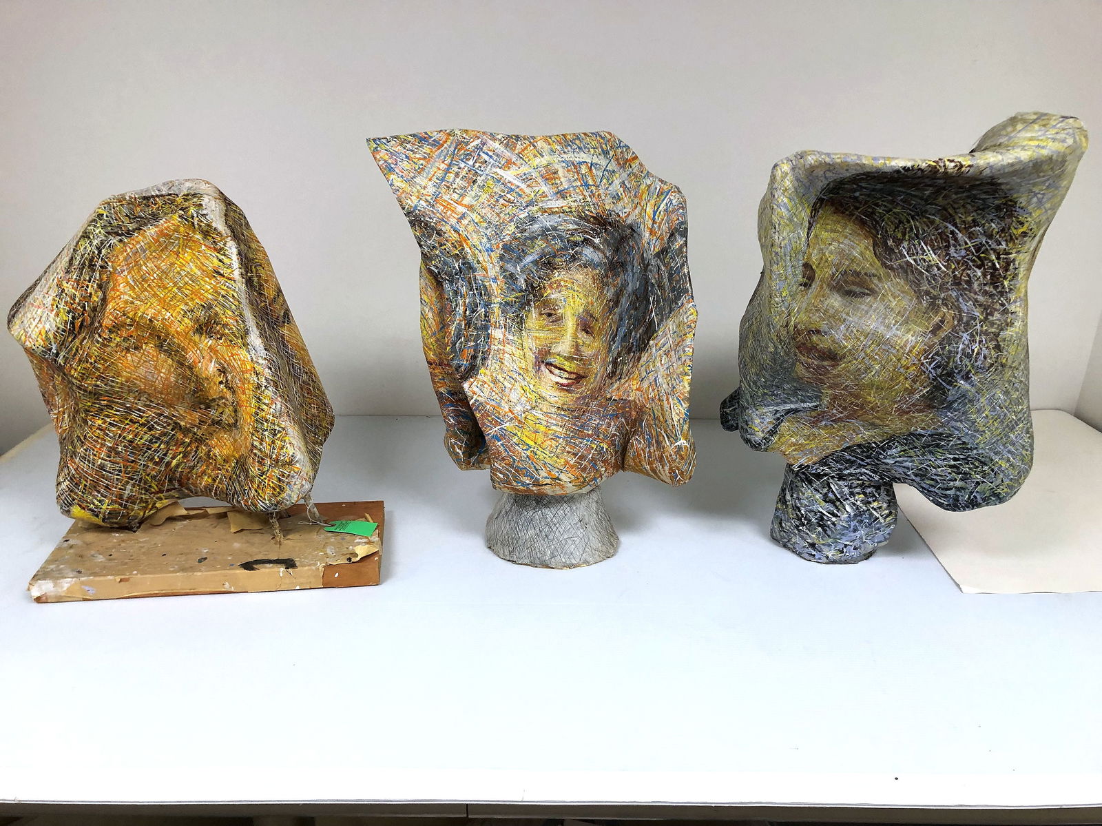 Estate of Juan Gomez Quiroz: 3 Painted Plaster Sculptures (1 of 7)