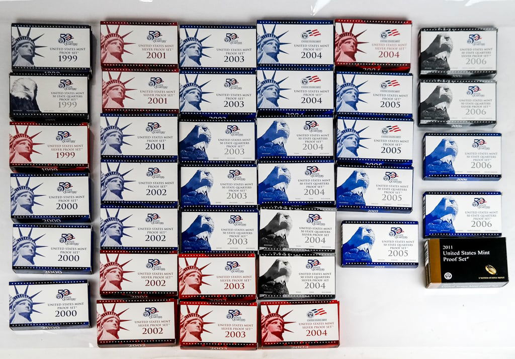United States Mint Proof Sets 1999-2006 and 2011 (1 of 11)