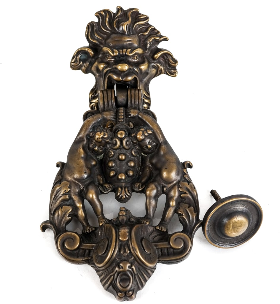 Gilt Bronze Door Knocker (1 of 10)