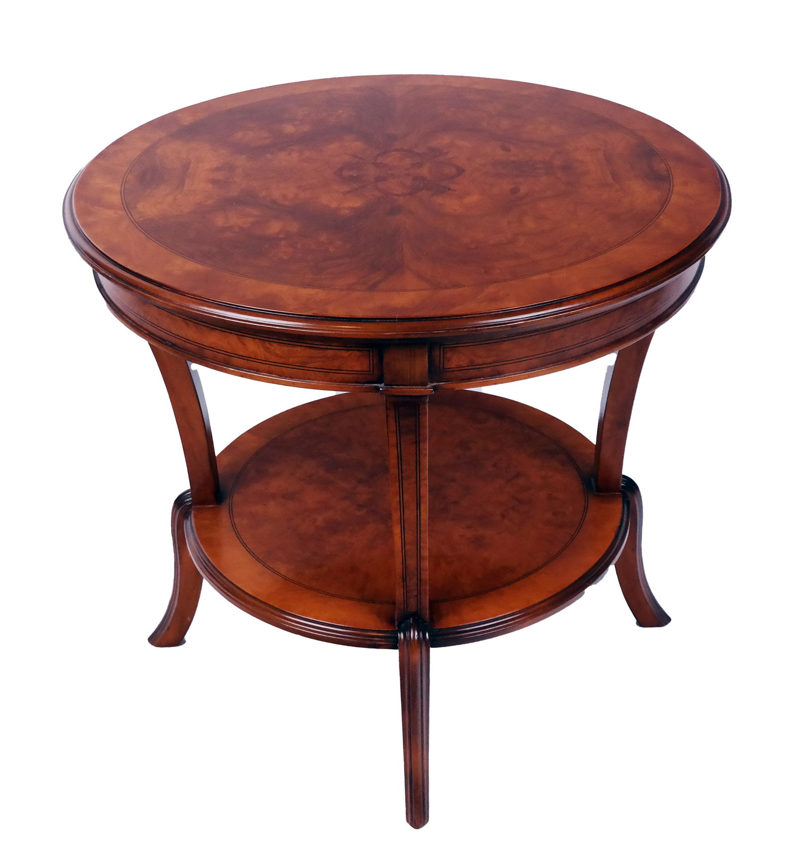 Regency Mahogany Circular Side Table (1 of 6)