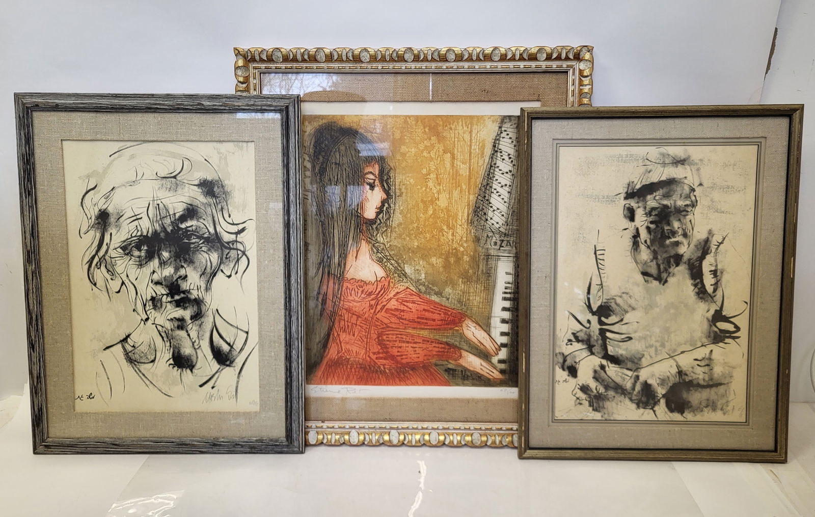 Moshe GAT: Three Portraits - Lithographs (1 of 20)