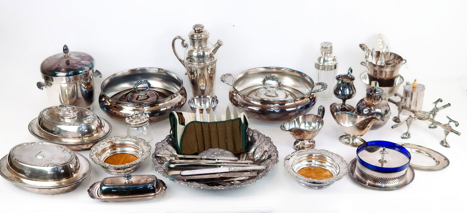 Large Group of Silver Plate (30+) (1 of 15)