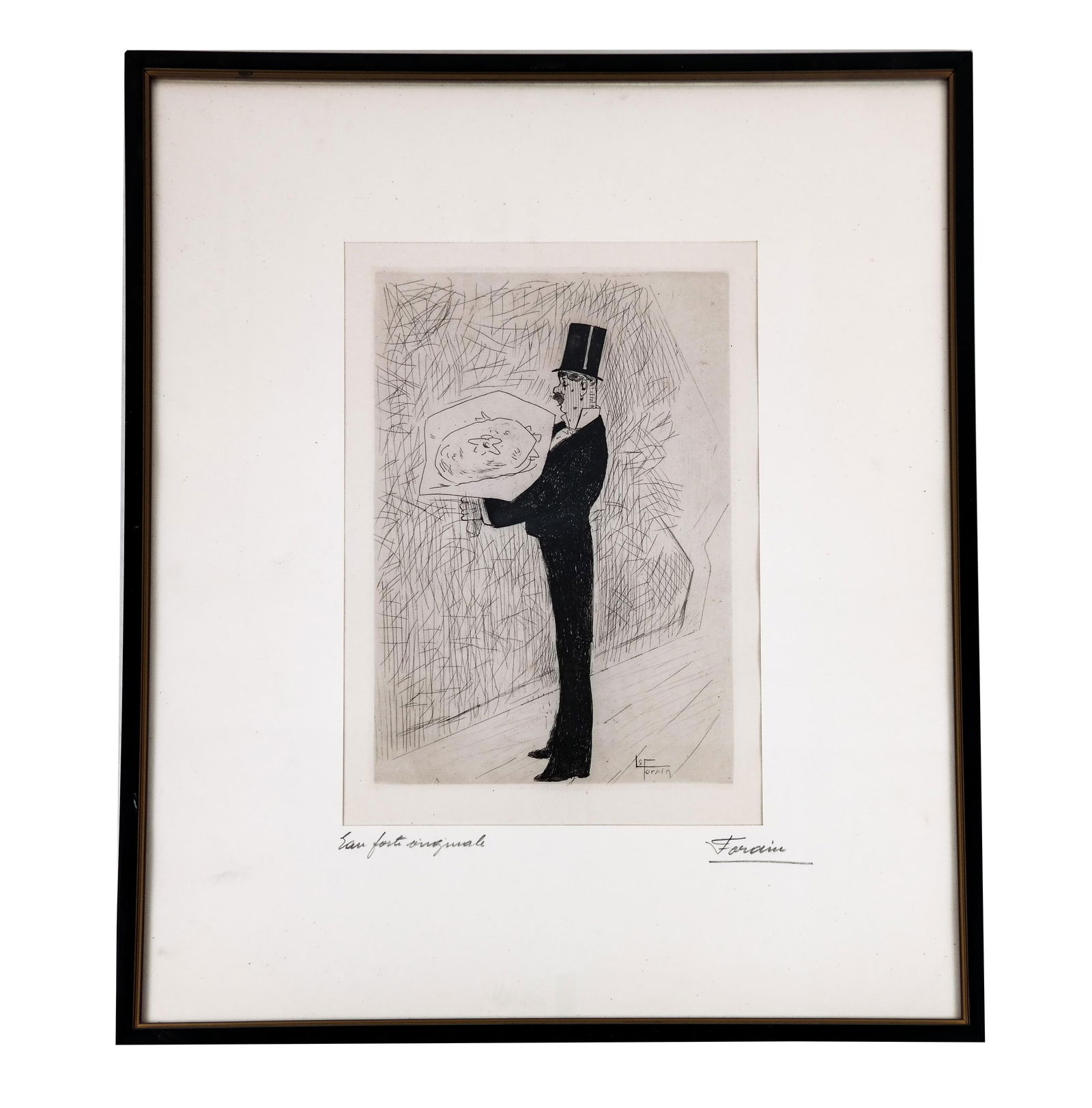 Jean-Louis FORAIN: Butler - Etching (1 of 10)