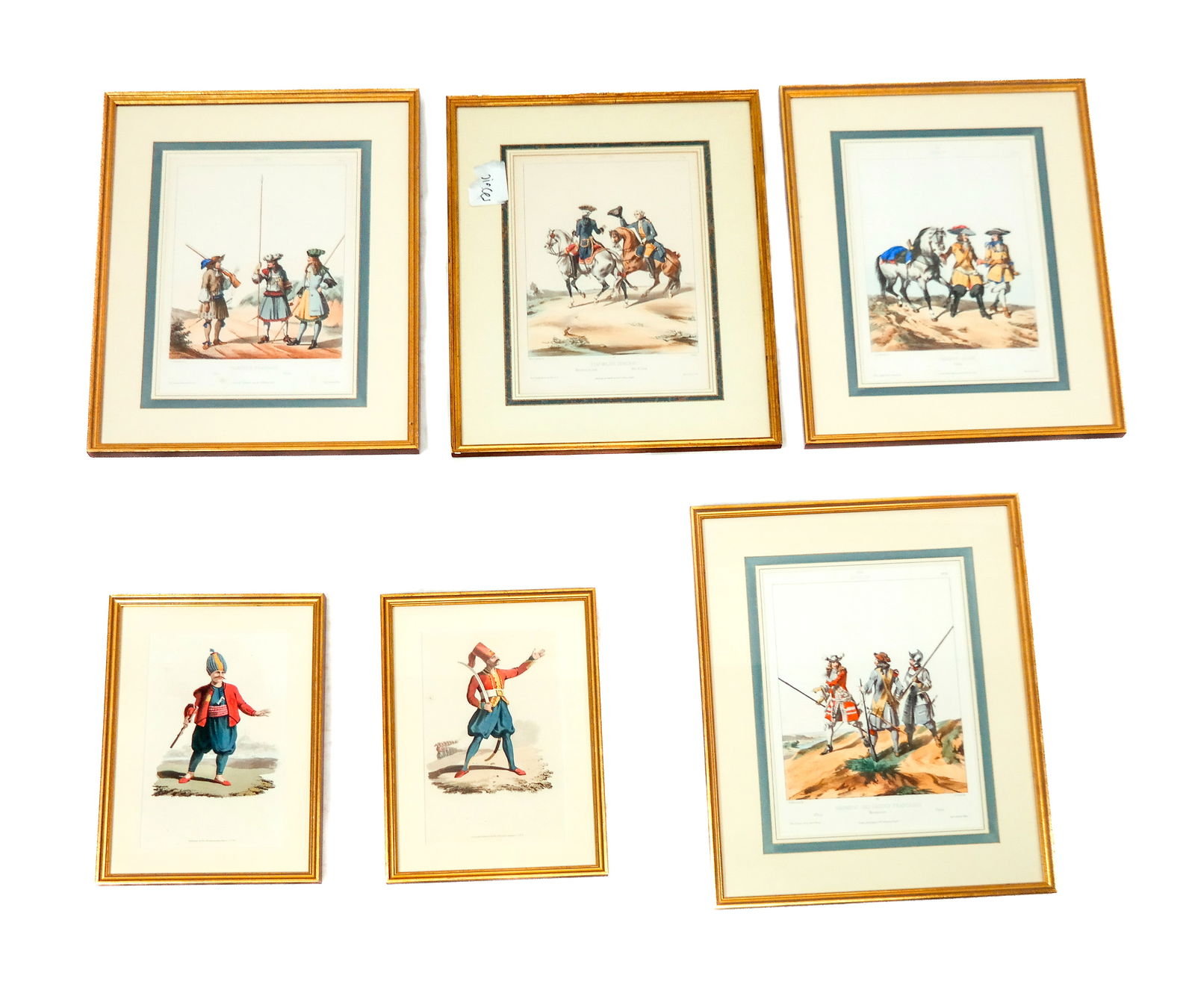 Six Military and Costume Prints (1 of 15)