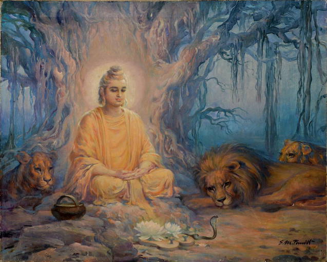 S.m. Pandit Buddha Among Lions