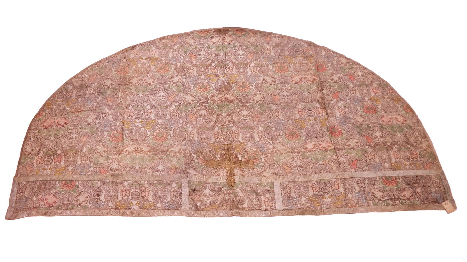 18th C. European Woven Silk Cope (1 of 14)