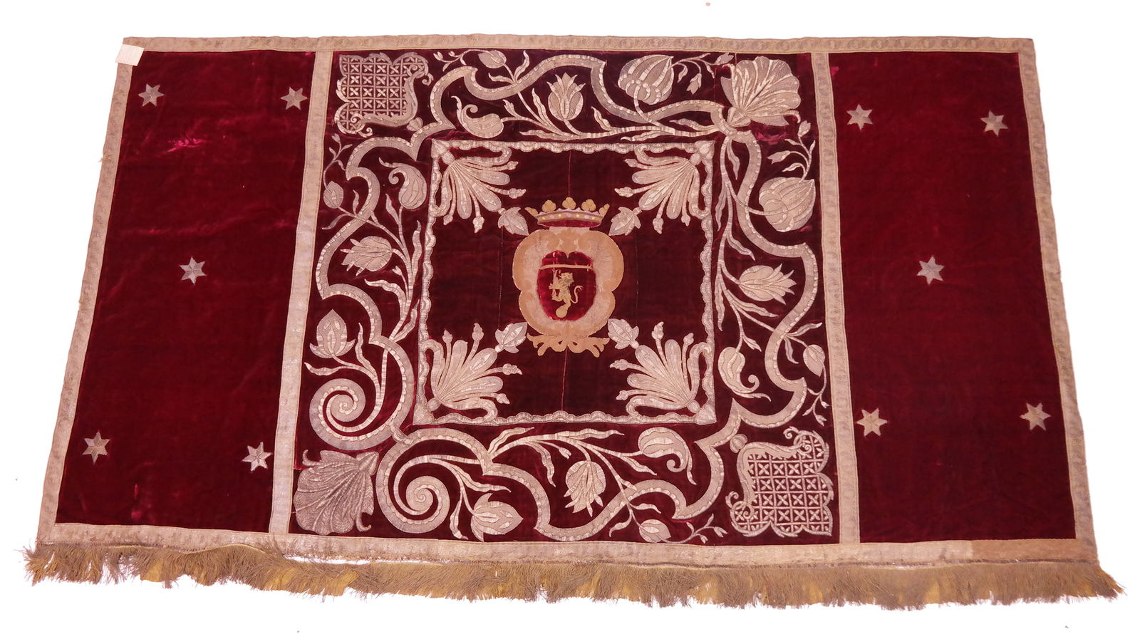 17th C. Baroque Spanish Silver Embroidered Panel (1 of 11)